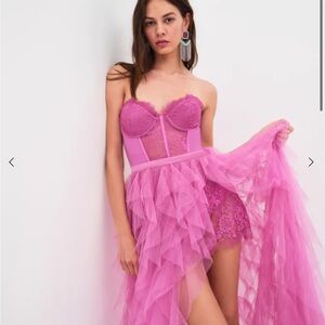 For Love and Lemons Bustier Gown